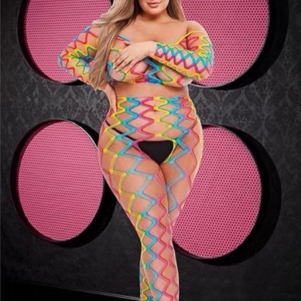 Rainbow Pride Fishnet 🌈